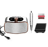 Професійний фрезер BQ-104 на 50 Вт, 35 000 об. срібного кольору - для манікюру та педикюру, фото 2