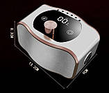 Професійний фрезер BQ-104 на 50 Вт, 35 000 об. срібного кольору - для манікюру та педикюру, фото 3