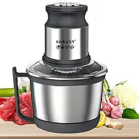 Чоппер Sokany SK-7027 с чашей для измельчения мяса, овощей и других продуктов, Электрический мощный