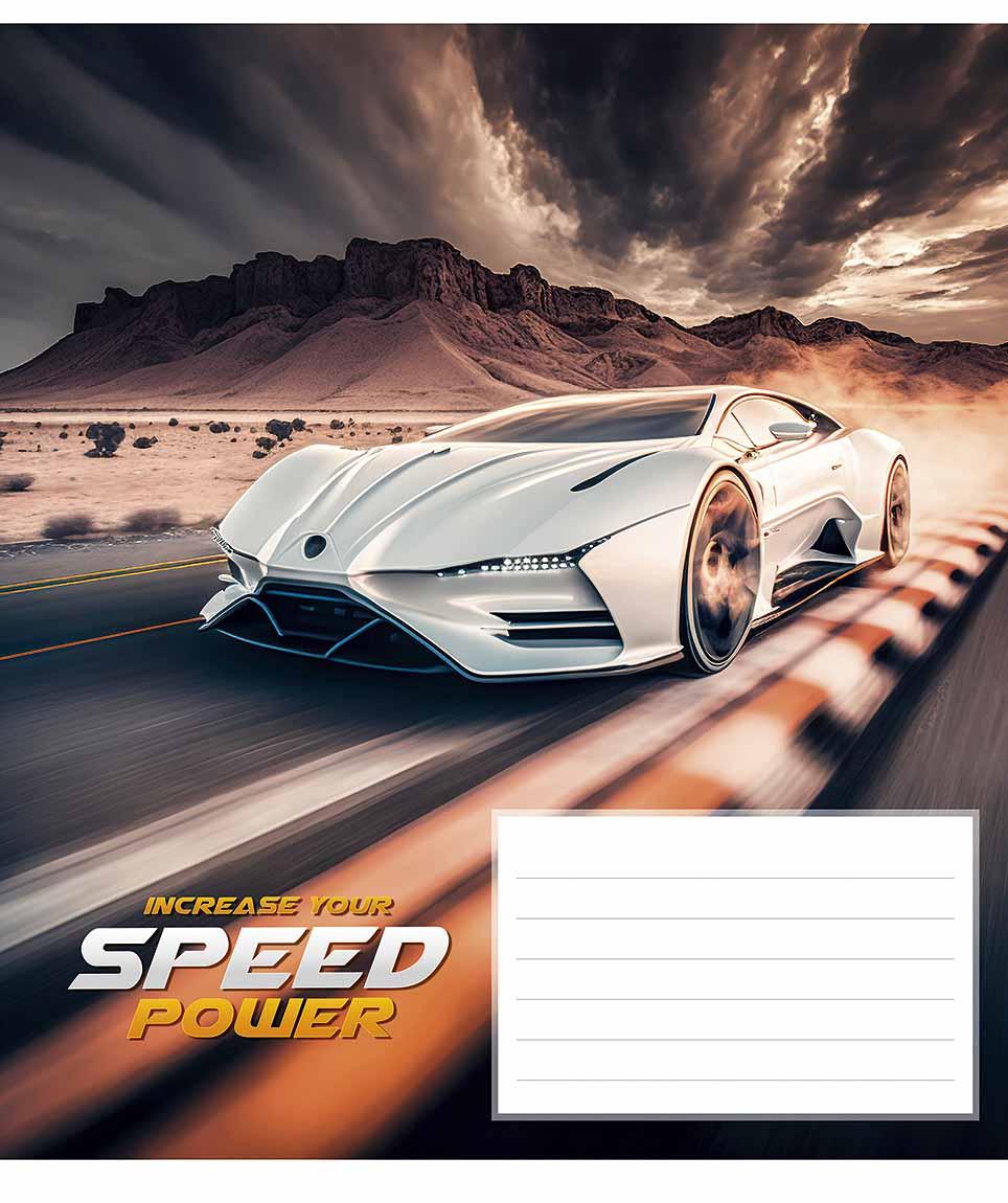 Зошит 12арк. кліт. Star "Speed power" ВД-лак №012-3297K(30)(360)
