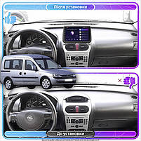 Штатна магнітола Lesko для Opel Combo C Рестайлінг 2003-2011г 9" 2/32Gb CarPlay 4G Wi-Fi GPS Prime 5 шт., фото 3