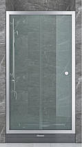 Душові двері Shower SATURN STN-782-6 190х120 см розсувні хром матове скло, фото 3