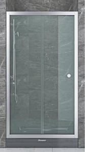 Душові двері Shower SATURN STN-781-6 190х110 см розсувні матове скло