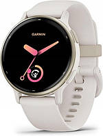 Smartwatch sportowy Garmin Vivoactive 5 Gold Złoty Kremowy 010-02862-11