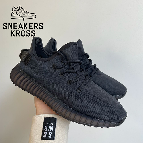Мужские кроссовки Adidas Yeezy Boost 350 V2 Mono Black, Кроссовки ...