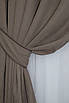 Комплект штор (2шт. 1,5х2,85м.) мікровелюр, колекція "SPARTA". Колір какао. Код 1035ш 30-825, фото 5