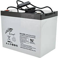 Акумуляторна батарея RITAR 12V, 75A, AGM, Gray Case (HR12280W)