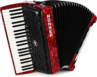 HOHNER BRAVO III 120 ЧЕРВОНИЙ АКОРДЕОН