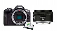 Canon EOS R100 + фотоапарат RF 50mm F/1.8