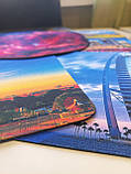 Килимок ігровий для миші - Дубаї - гума + текстиль - найкраща якість - 24х19,5 см, фото 9