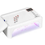 Манікюрна лампа UV/LED Sun H18 Plus на 288 Вт., на дві руки, з дисплеєм та підставкою для рук, фото 3