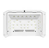Манікюрна лампа UV/LED Sun H18 Plus на 288 Вт., на дві руки, з дисплеєм та підставкою для рук, фото 4