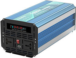 Інвертор Choetech з зарядкою, функція ДБЖ 12\220V 1000Вт, чиста синусоїда (INV-C1000WUPS-EU)