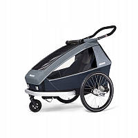 Причіп для коляски 2in1 Croozer Vaaya 1 Graphite Blue