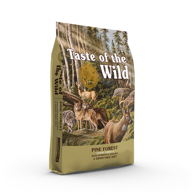 Корм Taste of the Wild Pine Forest Canine Formula сухий з оленями й бобовими для активних собак усіх порід на