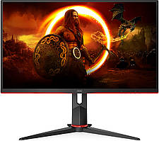 TFT 27" AOC Q27G2U/BK, VA, QHD, 144Hz, 1ms, HDMI, DP, USB 3.0x4, Pivot, чорний (Q27G2U/BK)