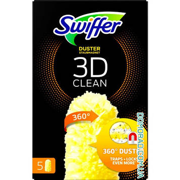 Swiffer Пір'яні запасні насадки для пилу 3D 5шт.