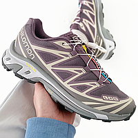 Кроссовки мужские и женские Salomon XT- 6 Soft Ground Grey / Саломон серые