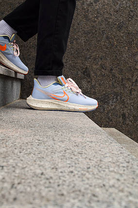 Чоловічі кросівки Nike Air Zoom Pegasus 40 Light Blue Найк Аїр Зум Пегасус 40 Лайт Блу 40, фото 2