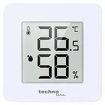 Кімнатний електронний термогігрометр Technoline WS9475 (White), фото 3