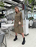 Жовте плаття вільного крою з фланелі в карту, фото 2