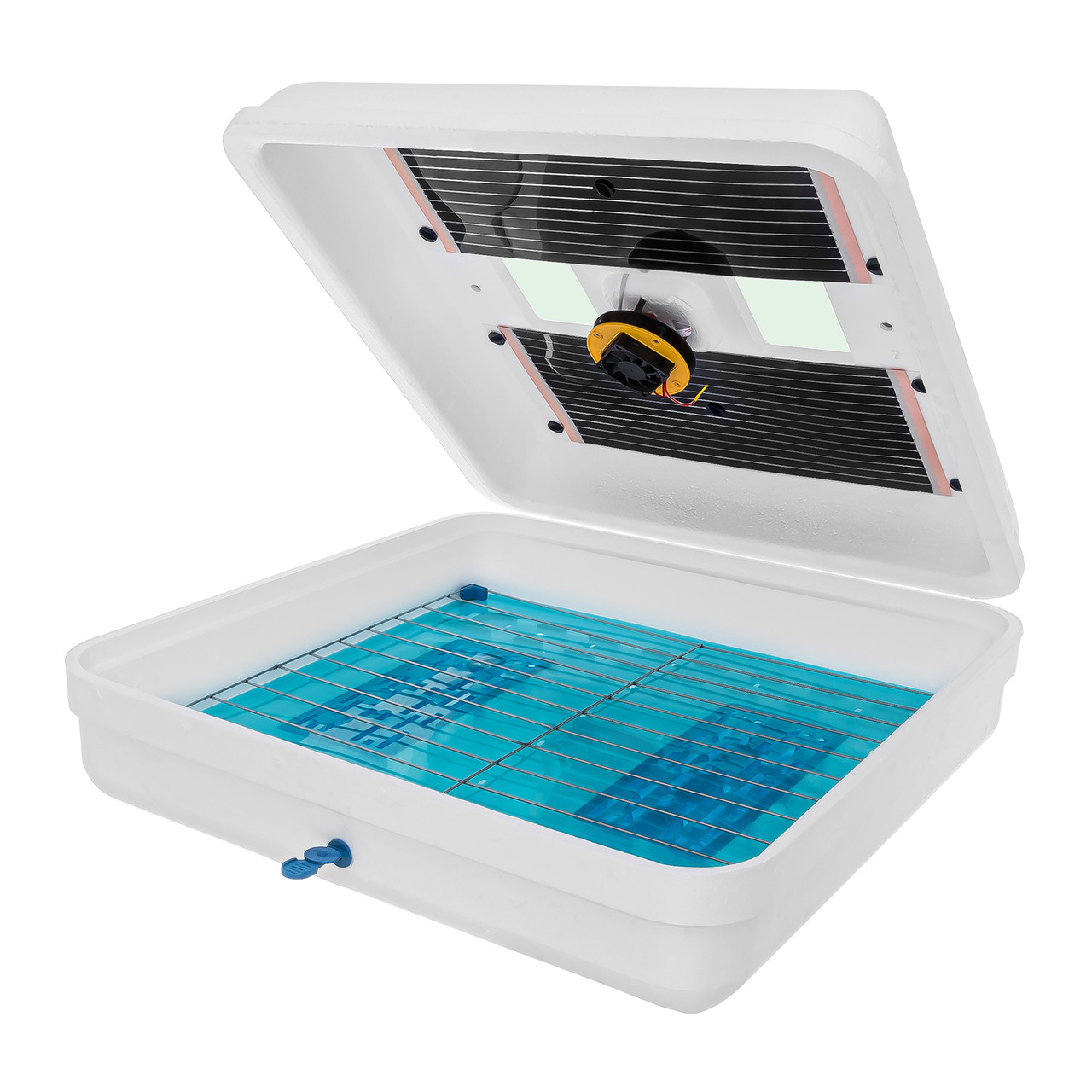 Інкубатор «Рябушка Smart Plus TURBO» на 150 яєць (механічний переворот) з цифровим терморегулятором і вентил., фото 1