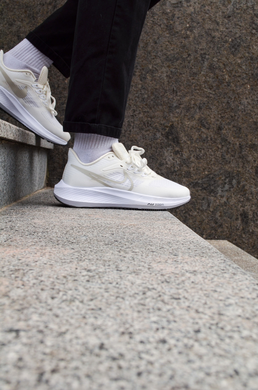 Чоловічі кросівки Nike Air Zoom Pegasus 40 White Найк Аїр Зум Пегасус 40 Вайт 40