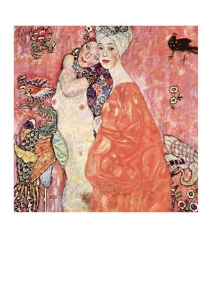 Открытка Gustaw Klimt - Die Freundinnen, 1916-1917, фото 1