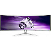 Монiтор 49" Philips 49M2C8900, OLED, DQHD, 240Hz, 0.03ms, 2хHDMI, DP, USB-C, USB-hub (49M2C8900/00)