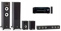 Onkyo TX-SR494 + комплект колонок 5.0 JBL Stage A190