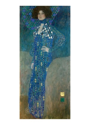 Открытка Gustaw Klimt - Bildnis Emilie Flöge, 1902, фото 1