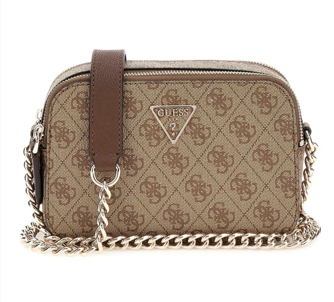 Жіноча сумка крос-боді Guess Noelle Crossbody Camera Коричневий. (0328)