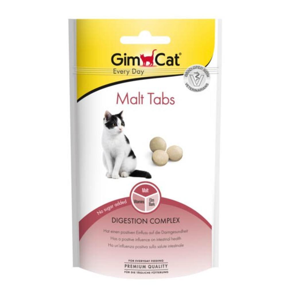 Вітаміни GimCat Every Day Malt Tabs для поліпшення виведення шерсті в котів 40 г