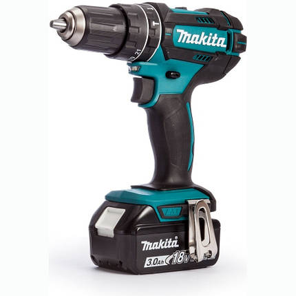 Дриль-шуруповерт Makita DHP482RF акумуляторний ударний ручний для дому в кейсі, фото 1
