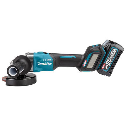 Кутова шліфмашинка Makita GA023GM201 акумуляторна болгарка для дому та роботи 125 мм 2 акумулятори, фото 1