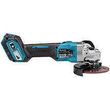 Кутова шліфмашинка Makita GA023GM201 акумуляторна болгарка для дому та роботи 125 мм 2 акумулятори, фото 5
