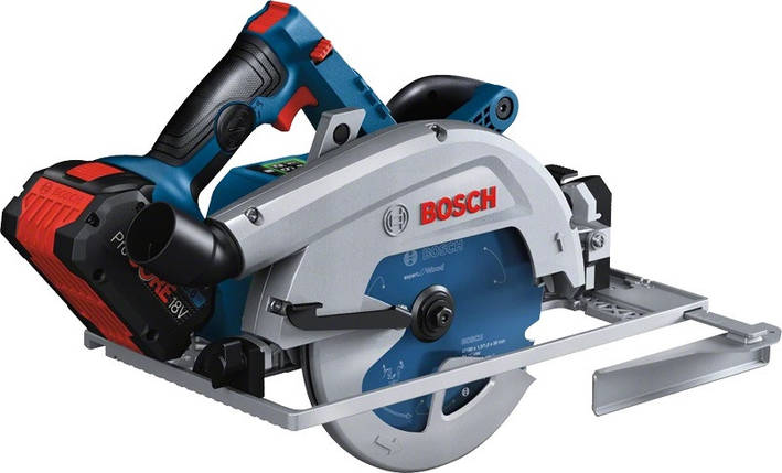 Циркулярна пила Bosch GKS 18V-68 GC дискова акумуляторна ручна з диском та акумулятором, фото 1
