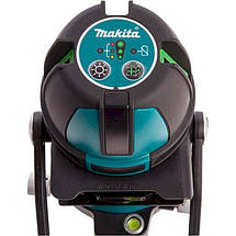 Лазерний нівелір Makita SK312GDZ високоточний побутовий рівень самовирівнюється в кейсі, фото 4