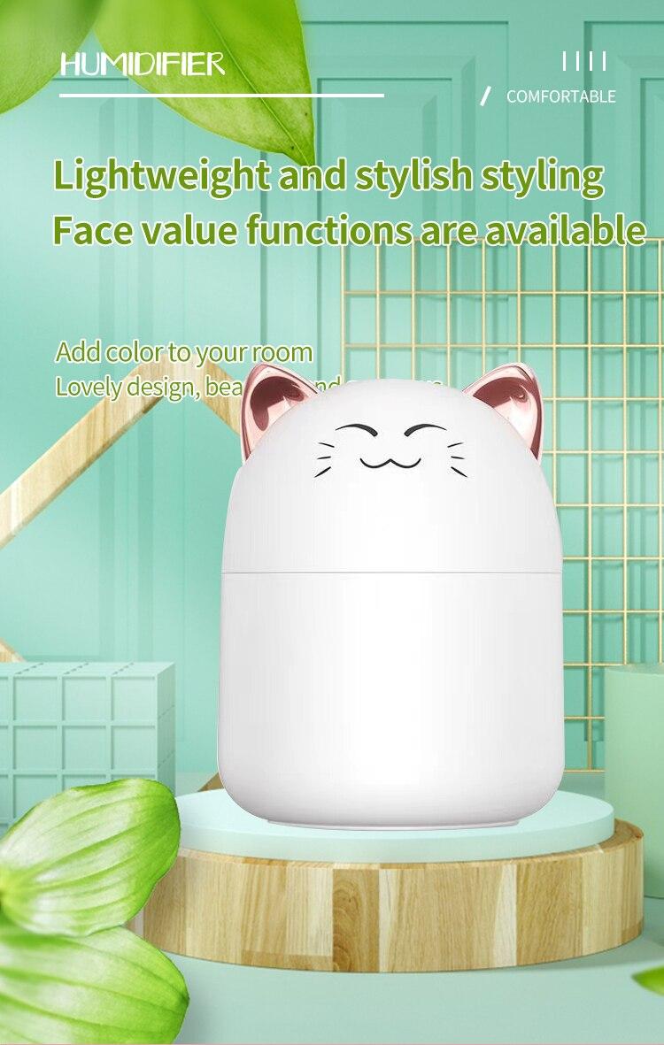 Дитячий зволожувач повітря 250 мл + нічник Humidifiers