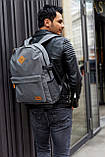 Легкий міський рюкзак Rovicky R-PL218-T-GREY, фото 8