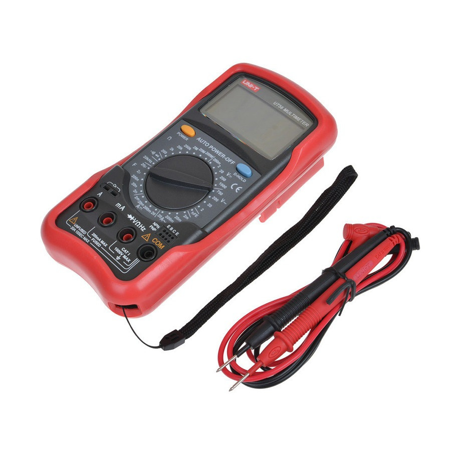 Мультиметр UNI-T UT33С+ цифровий зі звуковим продзвонюванням і жк-дисплеєм багатофункціональний автоматичний