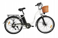 Електровелосипед DYU C6 City Bike Білий 350W 12Ah