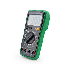 Мультиметр BAKKU BA-890D цифровий зі звуковим продзвонюванням і жк-дисплеєм багатофункціональний автоматичний, фото 4