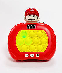 Поп Іт електронна іграшка антистрес Pop it V3  Quick Push Mario