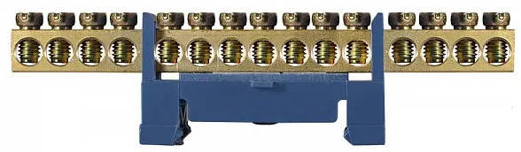 Клемма нулевая Аско на 15 винтов на DIN Стойка BC-515 (ID#2091417613 ...