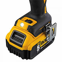Дриль-шурупокрут DeWALT DCD996P2 акумуляторний ударний ручний для дому в кейсі з 2 акумуляторами, фото 5