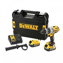 Дриль-шурупокрут DeWALT DCD996P2 акумуляторний ударний ручний для дому в кейсі з 2 акумуляторами, фото 6