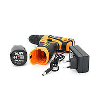 Шурупокрут Hilda Z30-S-T ручний акумуляторний щітковий безударний для дому Li-Ion 16.8 В з кейсом, фото 5