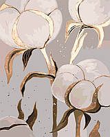 Картина по номерам "Хлопок" золото (без красок металлик) Origami 40x50см LW 30440