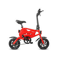 Электрический велосипед складной 14 MDK007 250W 36V городской на алюминиевой раме двухколесный